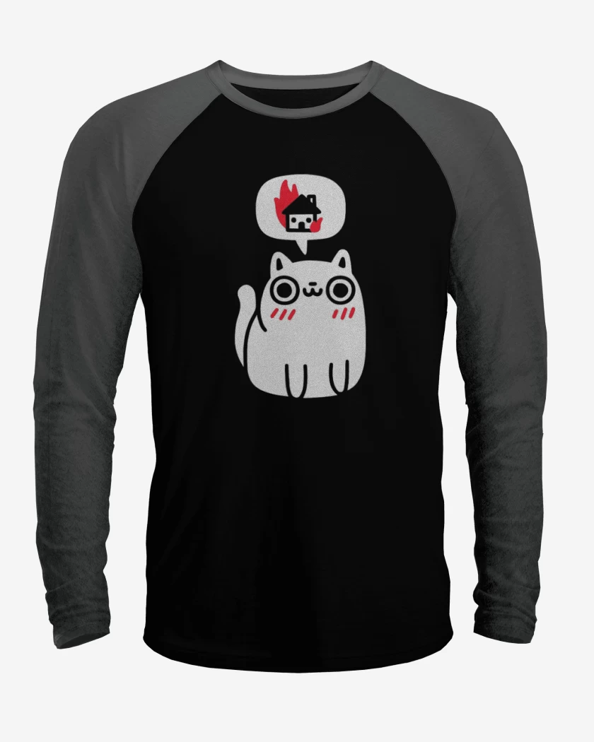 Polera Raglan Killer cat
