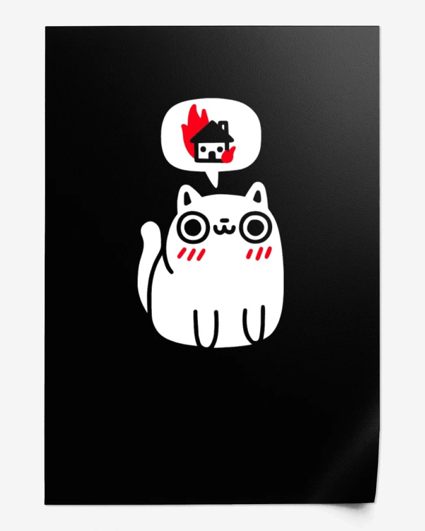 Print Killer cat