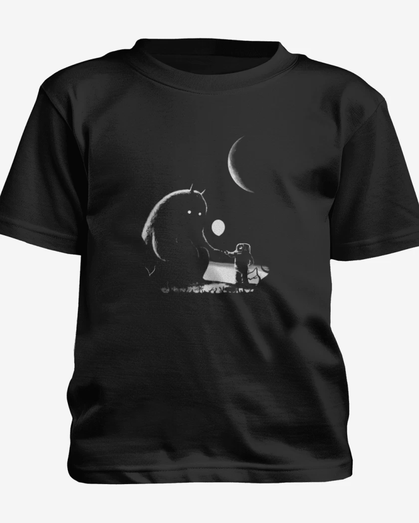 Polera de niño Negro de Encuantro Espacial