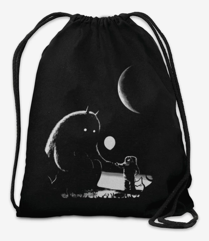 Mochila Negro de Encuantro Espacial