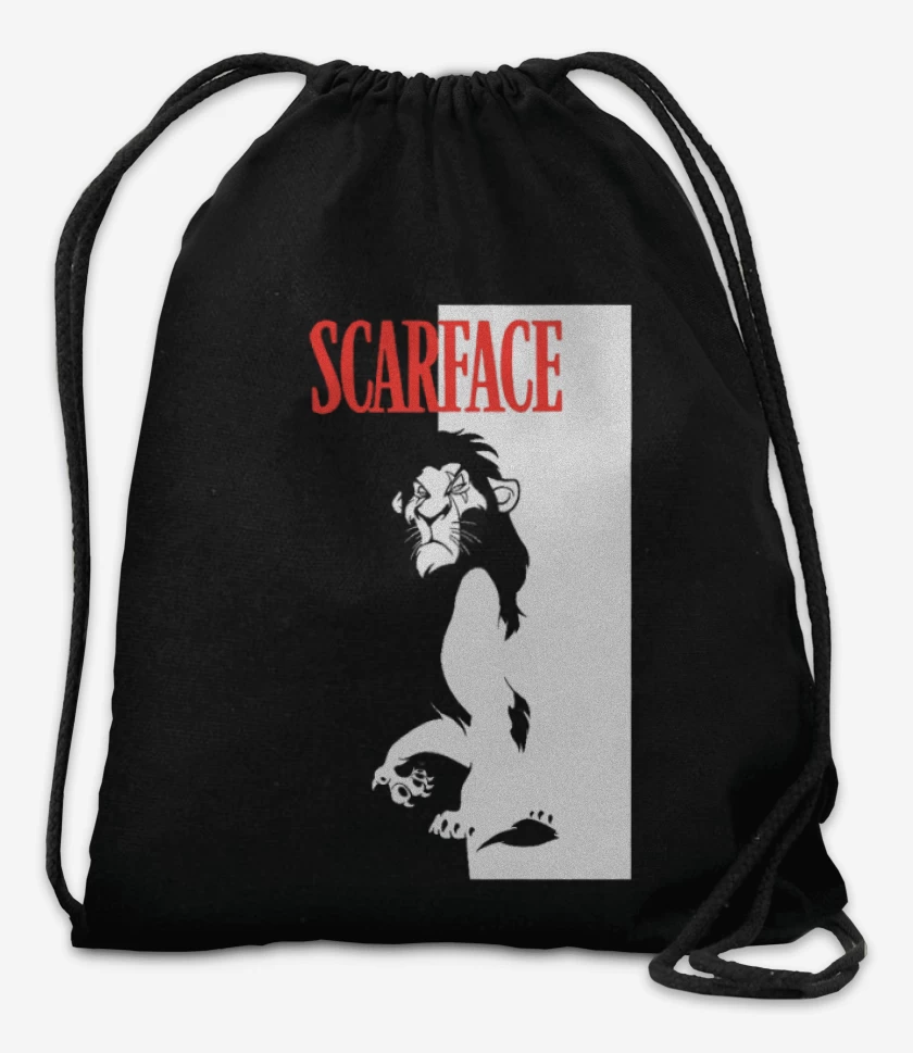 Mochila Negro de Scarface