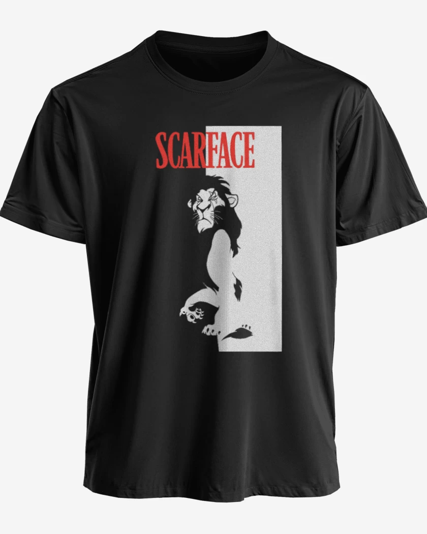 Polera premium Negro de Scarface