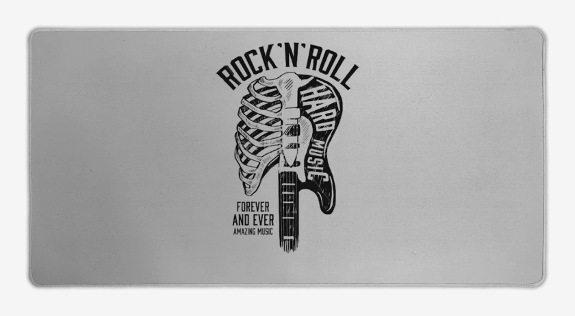 Mouse pad Gamer Gris Melange de Hard music