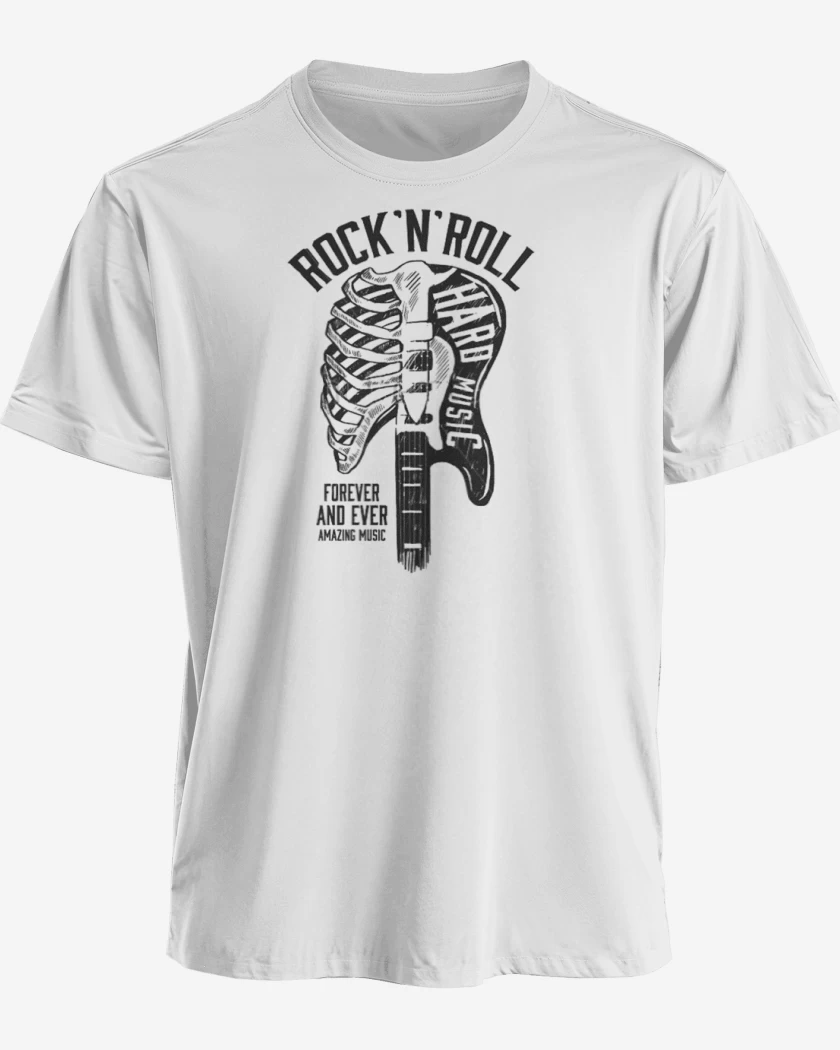 Polera premium Blanco de Hard music