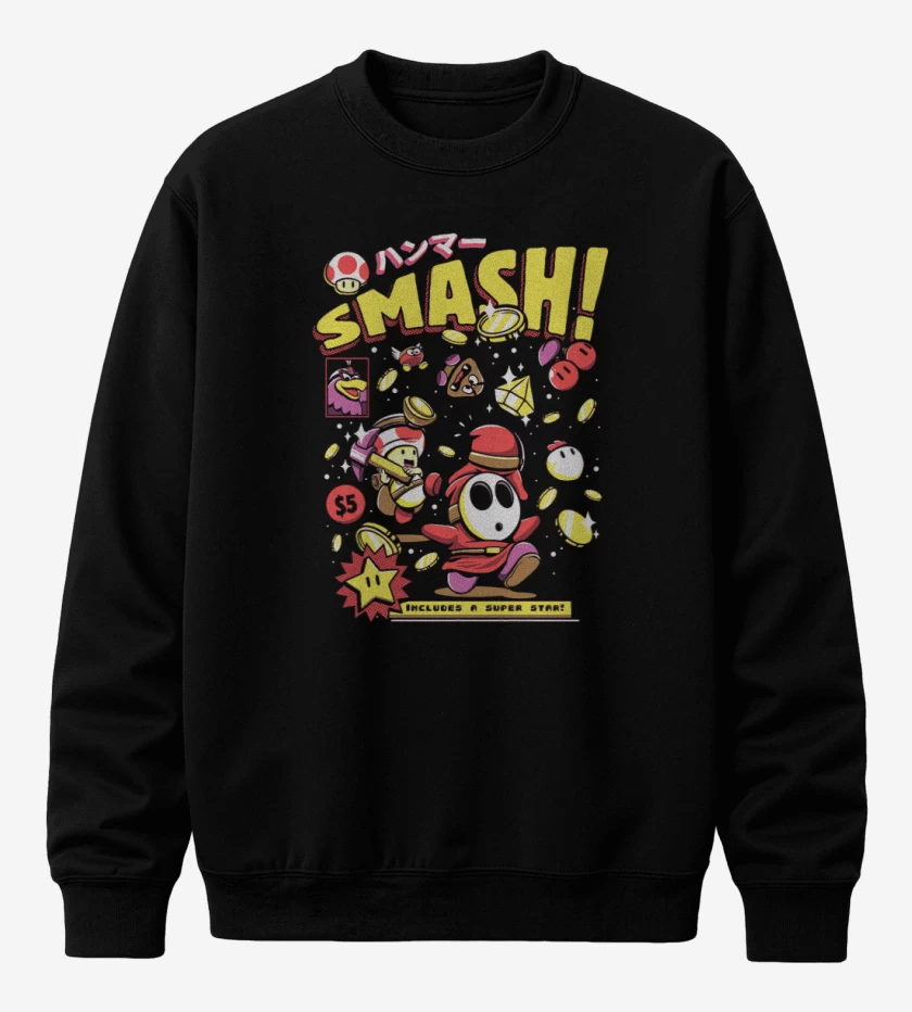 Poleron polo Negro de Smash