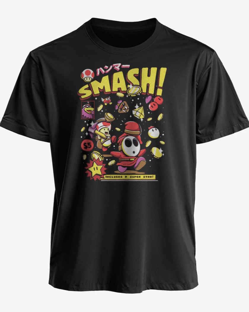 Polera premium Negro de Smash