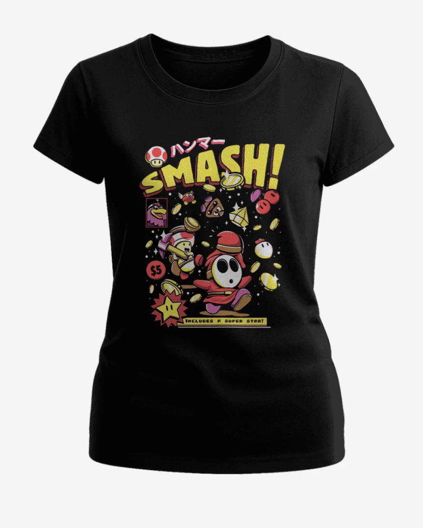 Polera de Mujer Negro de Smash