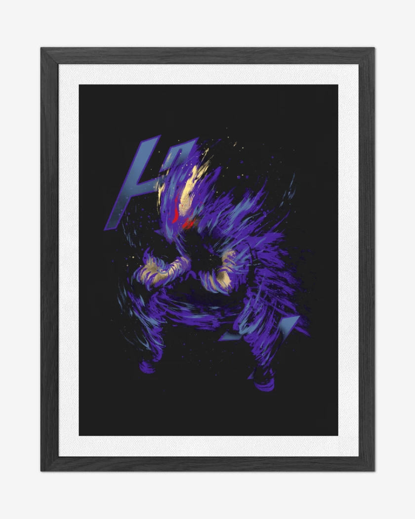 Cuadro decorativo Negro de Dark shadow