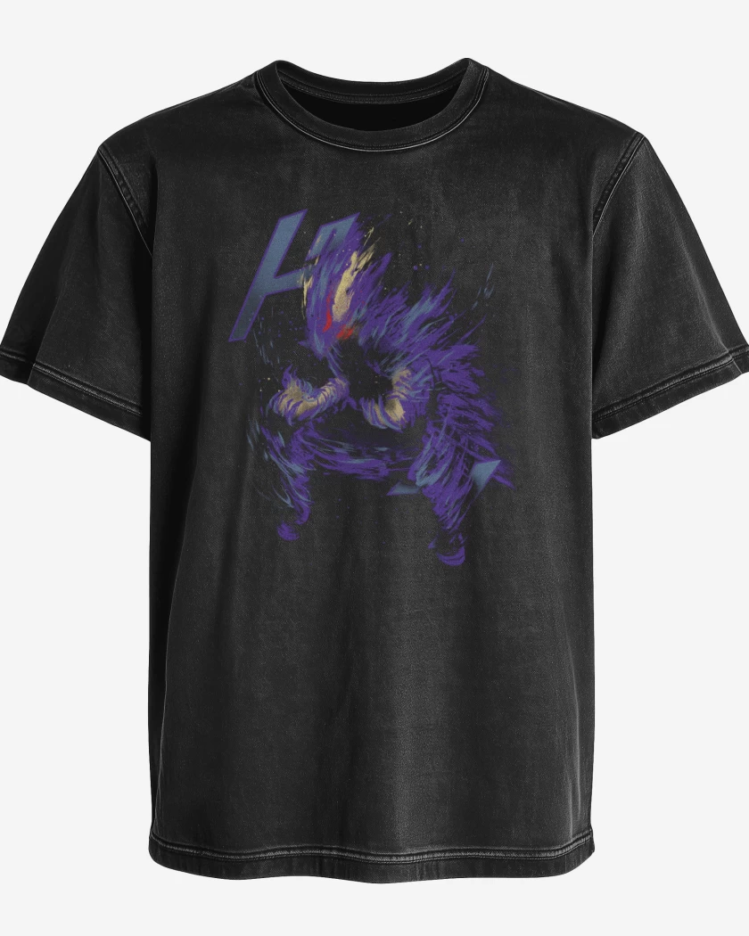 Polera desgastada Dark shadow