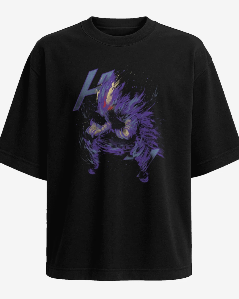 Polera Oversize Dark shadow