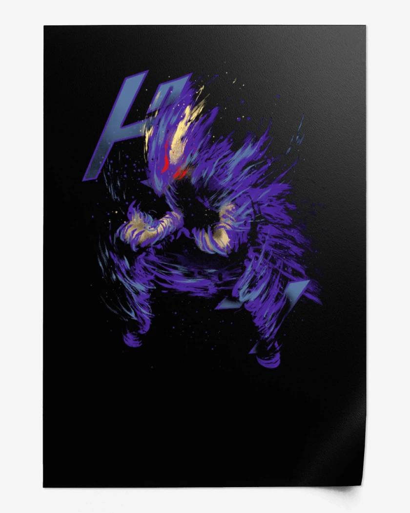 Print Dark shadow