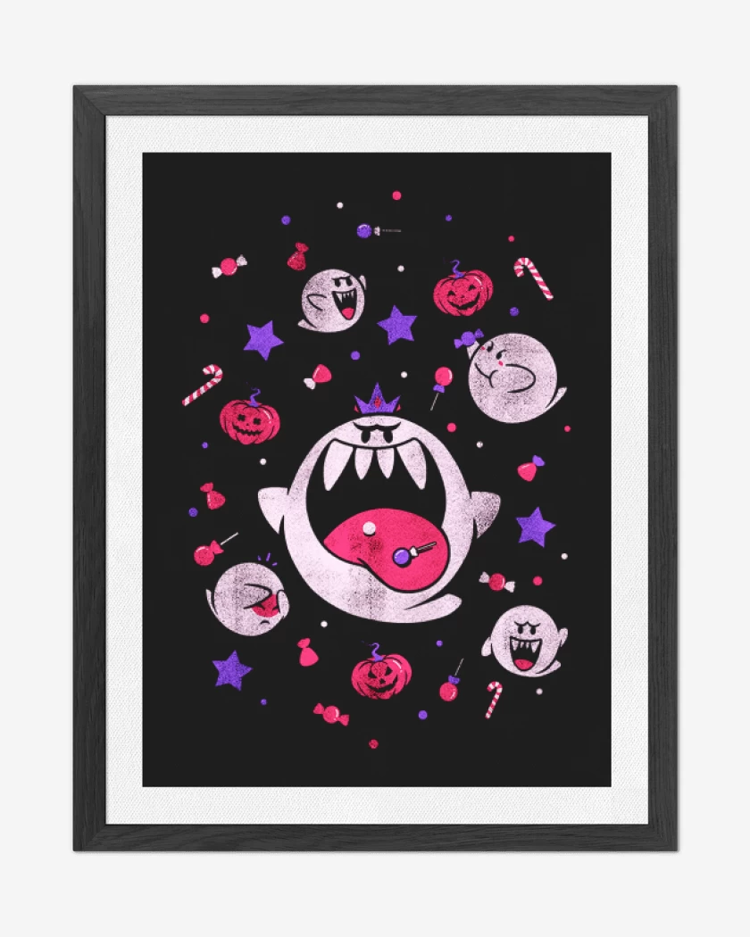 Cuadro decorativo Negro de Fantasmitas