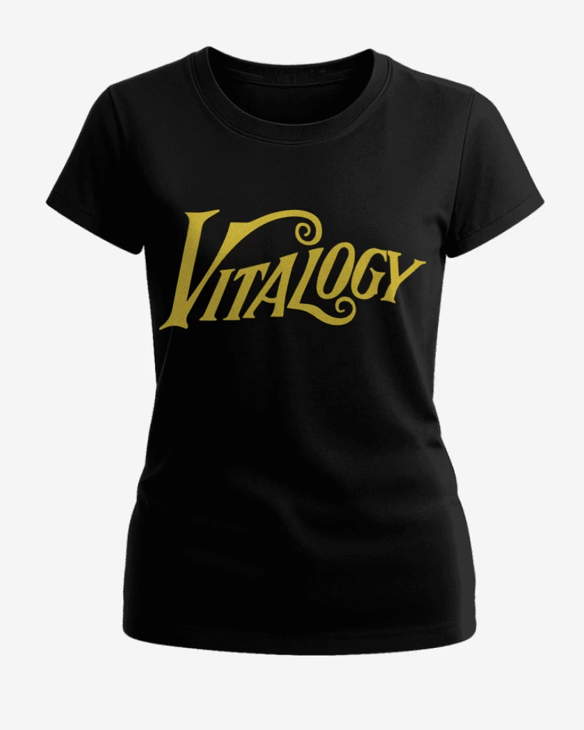 Polera de Mujer Negro de Pearl Jam - Vitalogy
