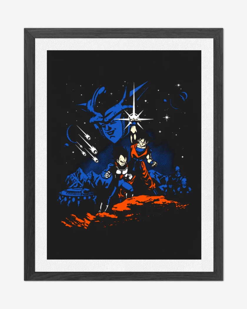 Cuadro decorativo Negro de dragon ball z