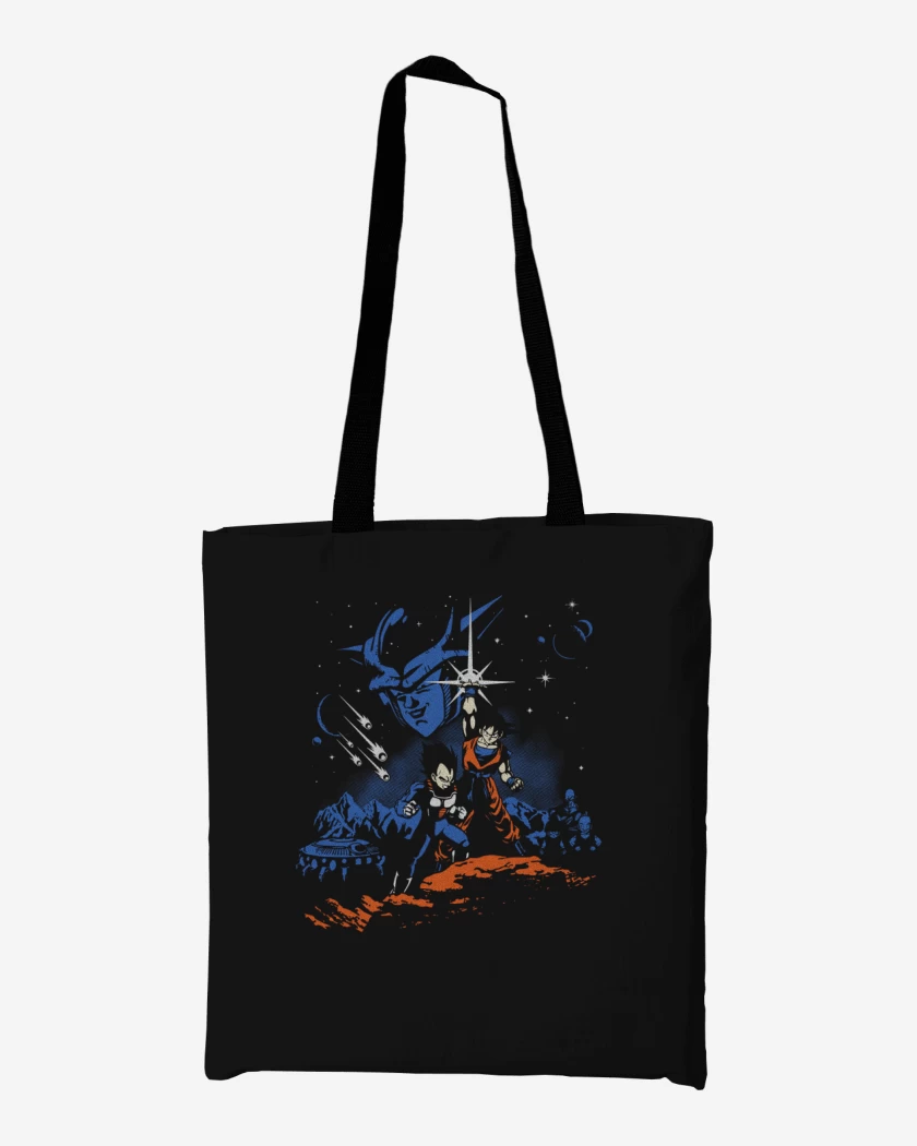 Totebag Negro de dragon ball z