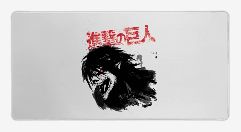 Mouse pad Gamer Blanco de Titan eren 2