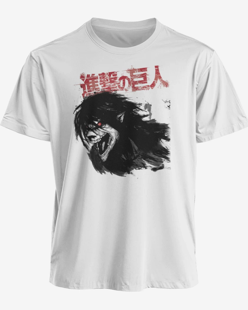 Polera premium Blanco de Titan eren 2