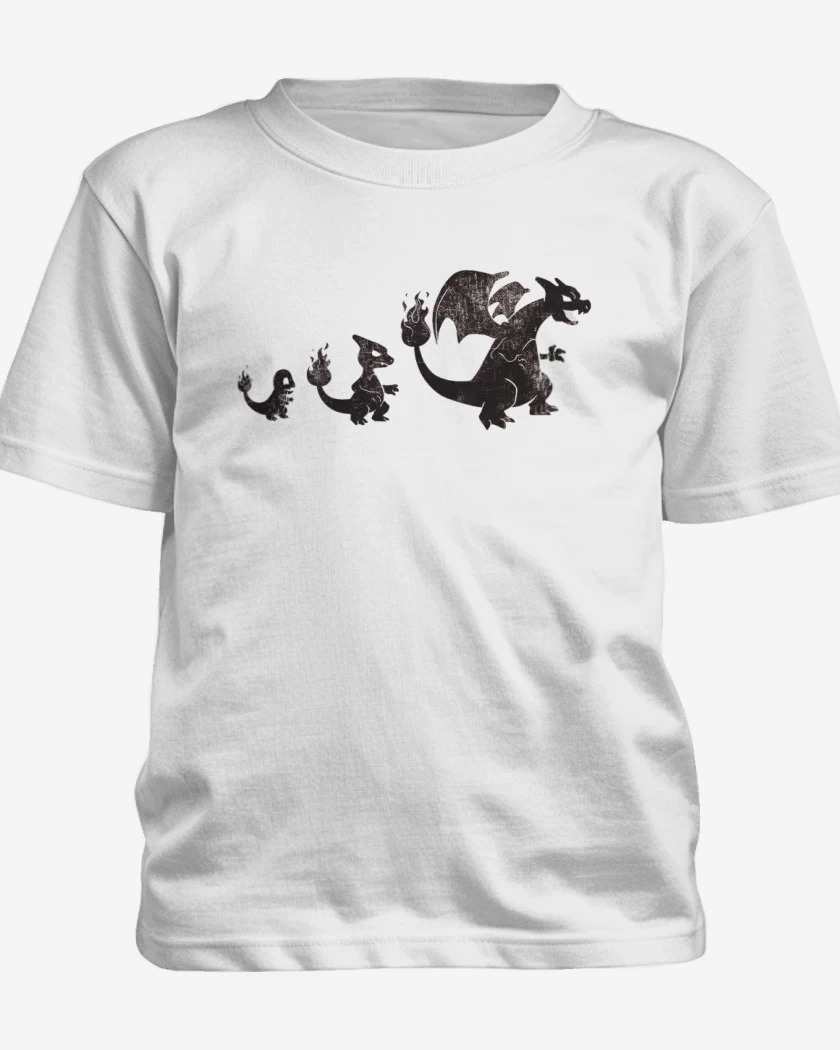 Polera de niño Blanco de Char evo