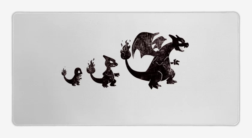 Mouse pad Gamer Blanco de Char evo