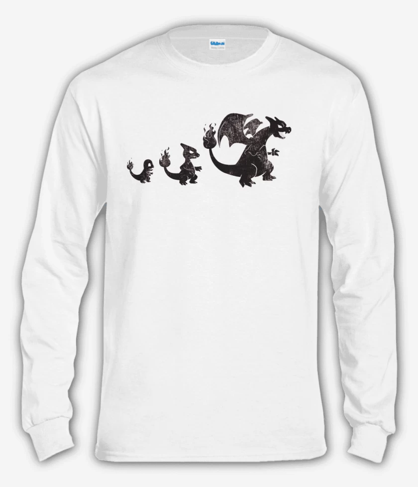 Polera manga larga Blanco de Char evo