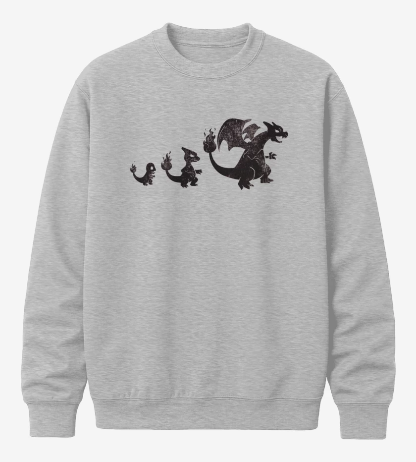 Poleron polo Gris Melange de Char evo