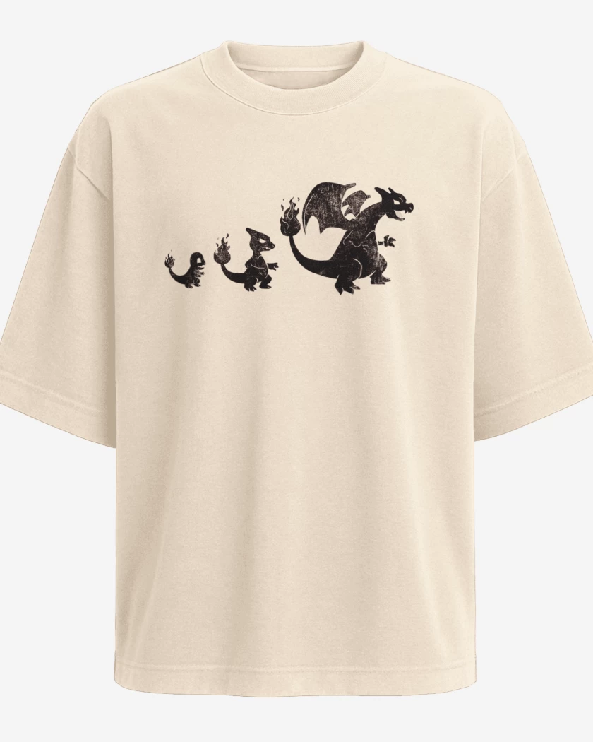 Polera Oversize Char evo