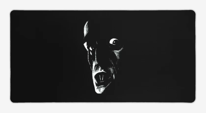 Mouse pad Gamer Negro de El nosferatu