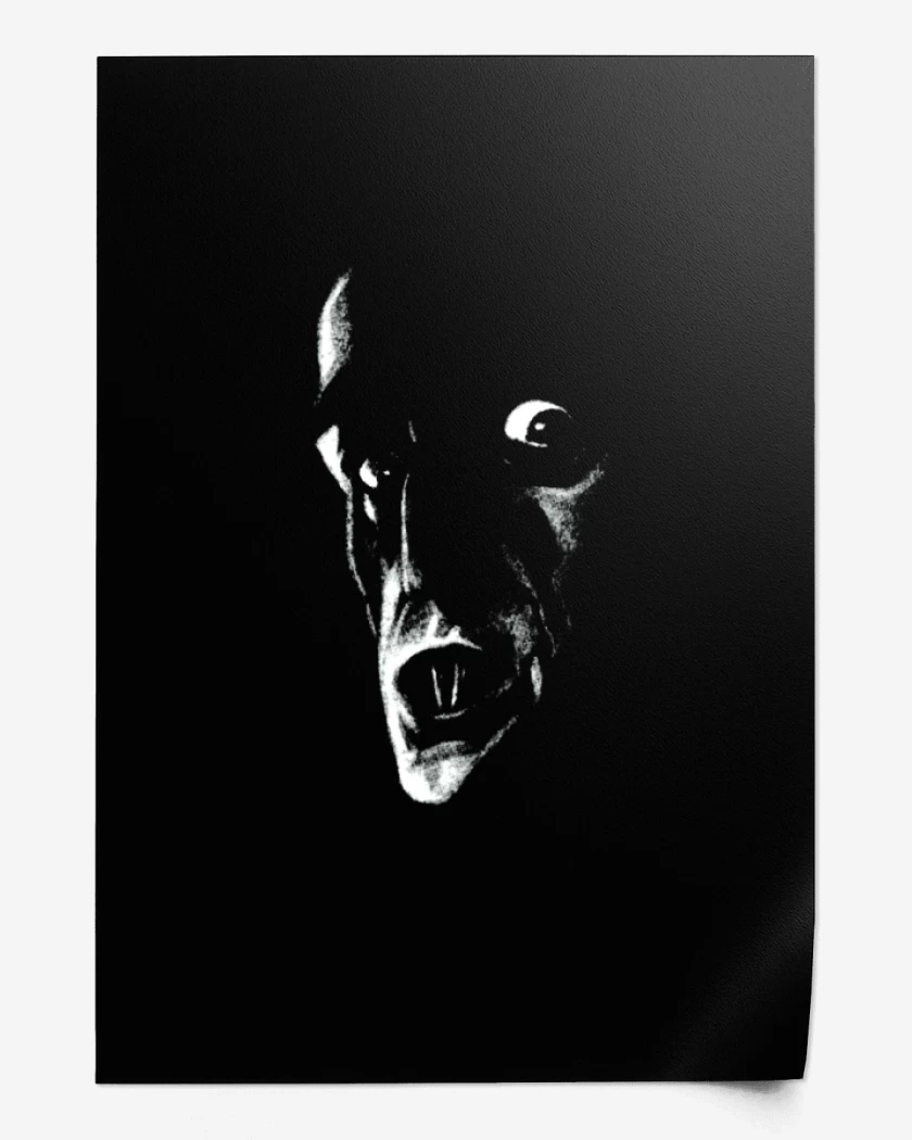 Print Negro de El nosferatu
