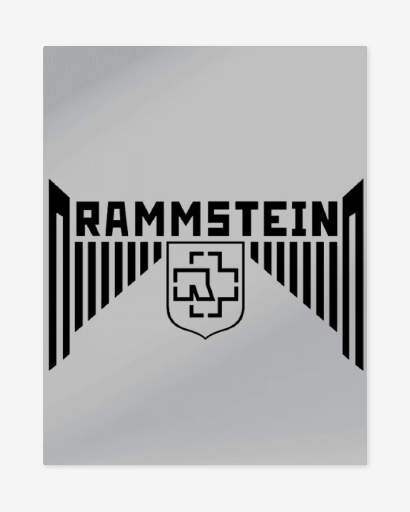 Print metalico Gris Melange de ramstein i