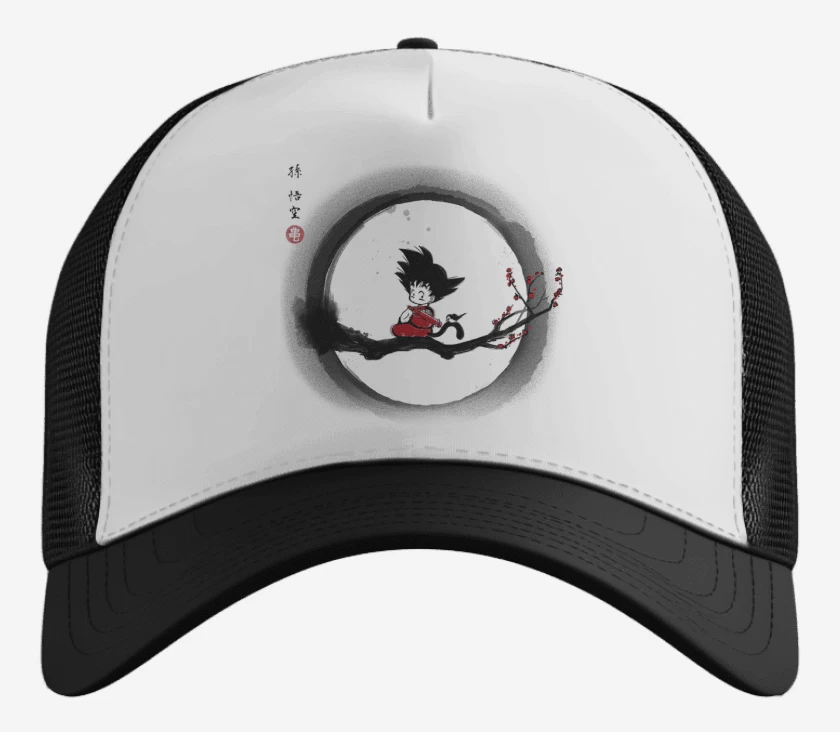 Gorro Blanco de Pequeño goku 2