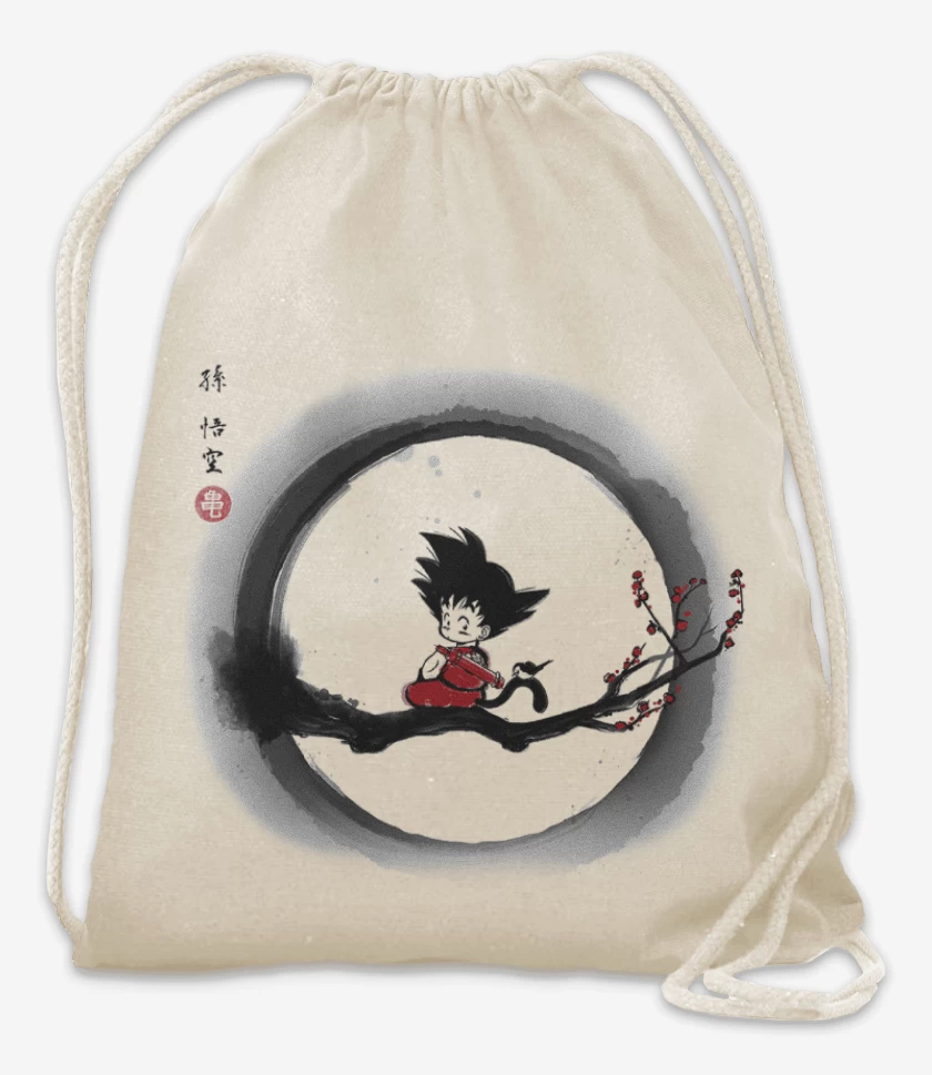 Mochila Blanco de Pequeño goku 2
