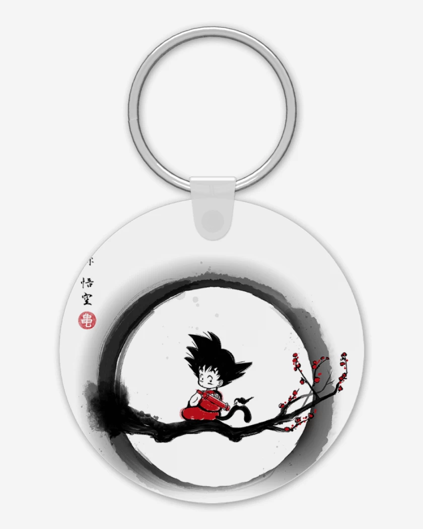 Llavero Blanco de Pequeño goku 2