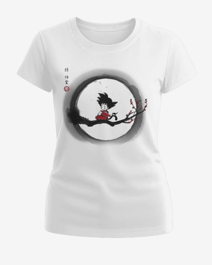 Polera de Mujer Pequeño goku 2