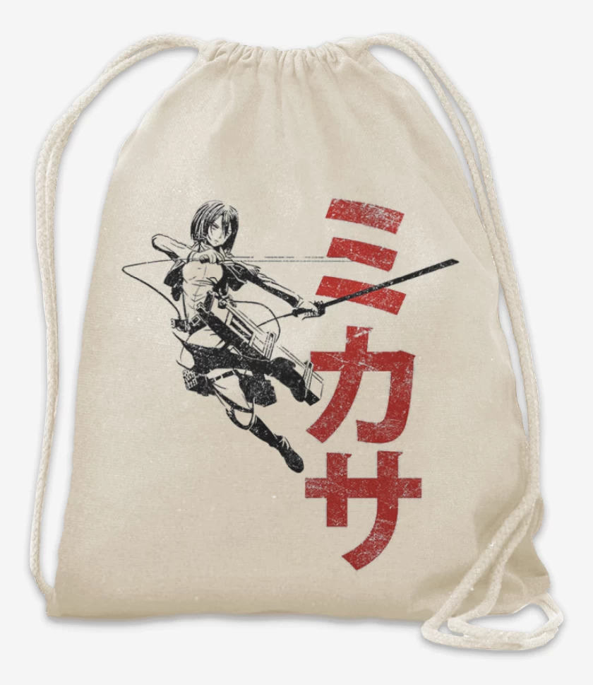 Mochila Blanco de mikasa 2
