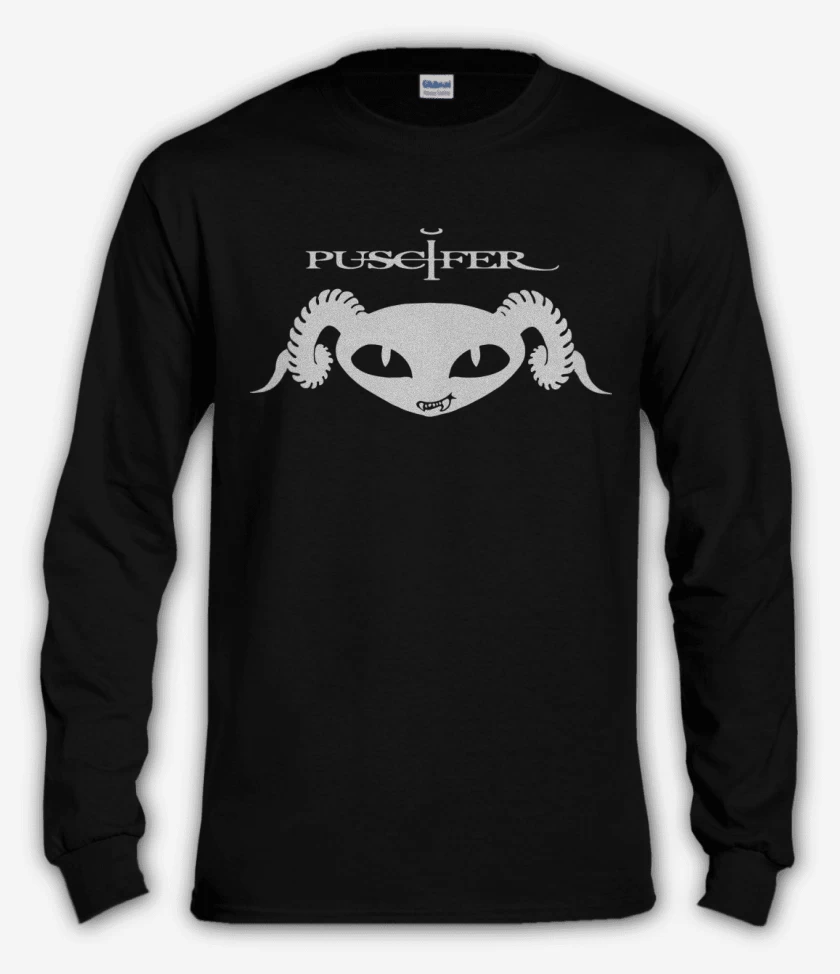 Polera manga larga Negro de Puscifer - Logo