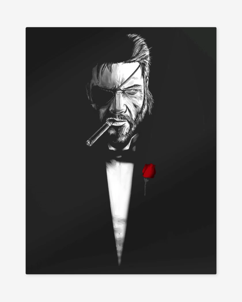 Print metalico Negro de The bossfather