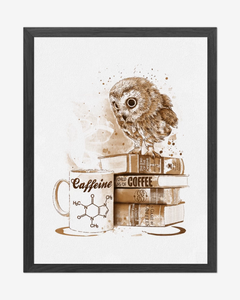 Cuadro decorativo Blanco de Cafecito
