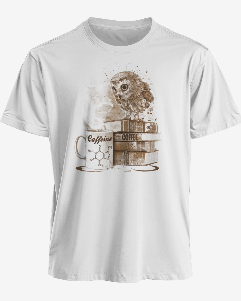 Polera premium Blanco de Cafecito