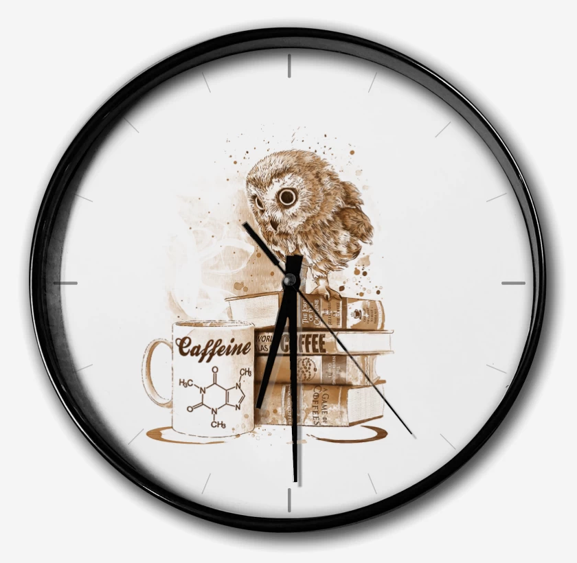 Reloj Blanco de Cafecito