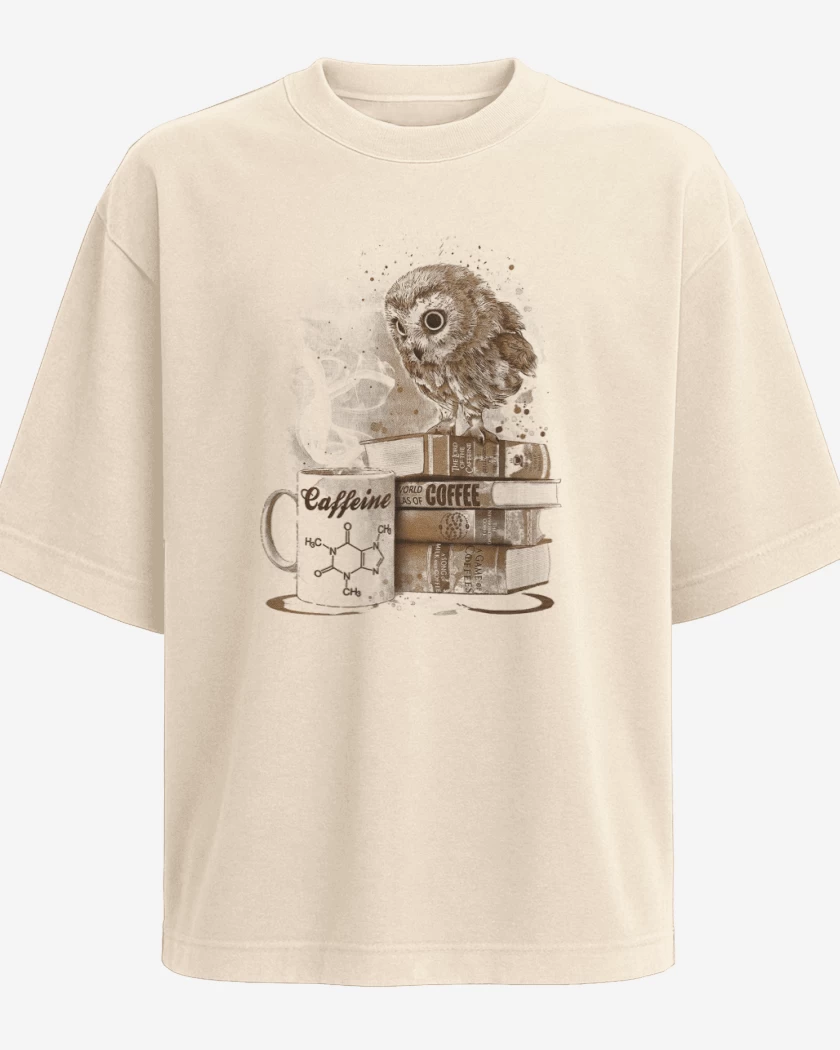 Polera Oversize Beige de Cafecito