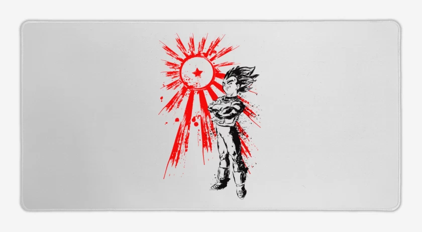 Mouse pad Gamer Blanco de Prince of Saiyans