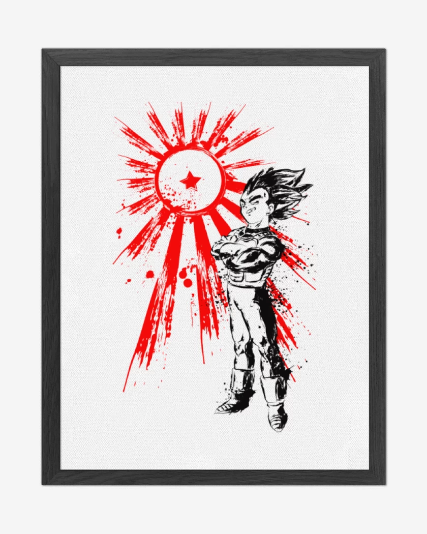 Cuadro decorativo Blanco de Prince of Saiyans