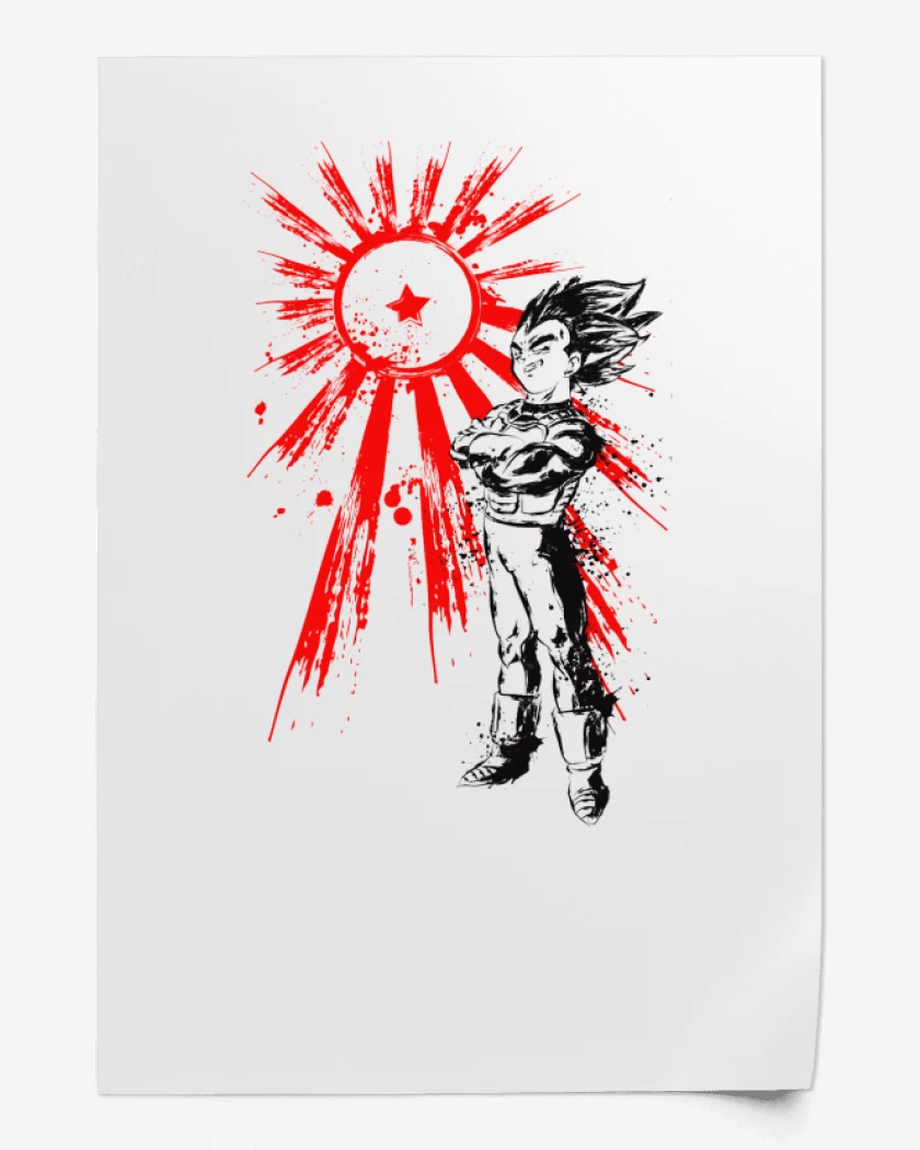 Print Blanco de Prince of Saiyans