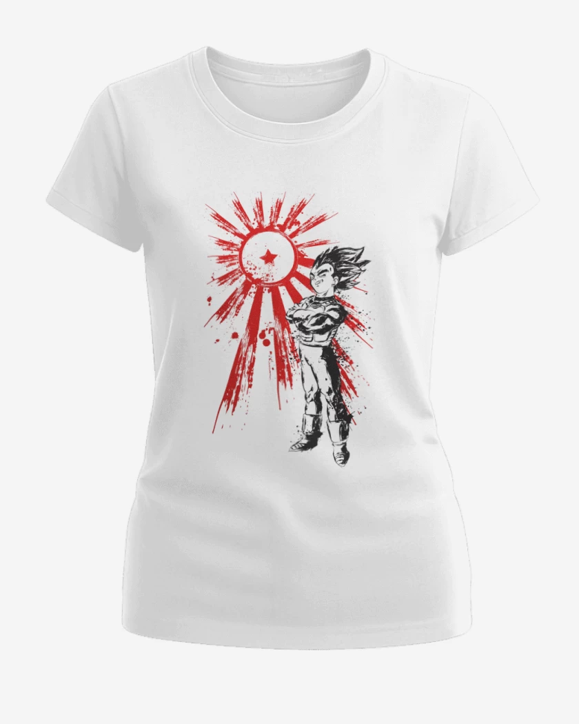 Polera de Mujer Blanco de Prince of Saiyans