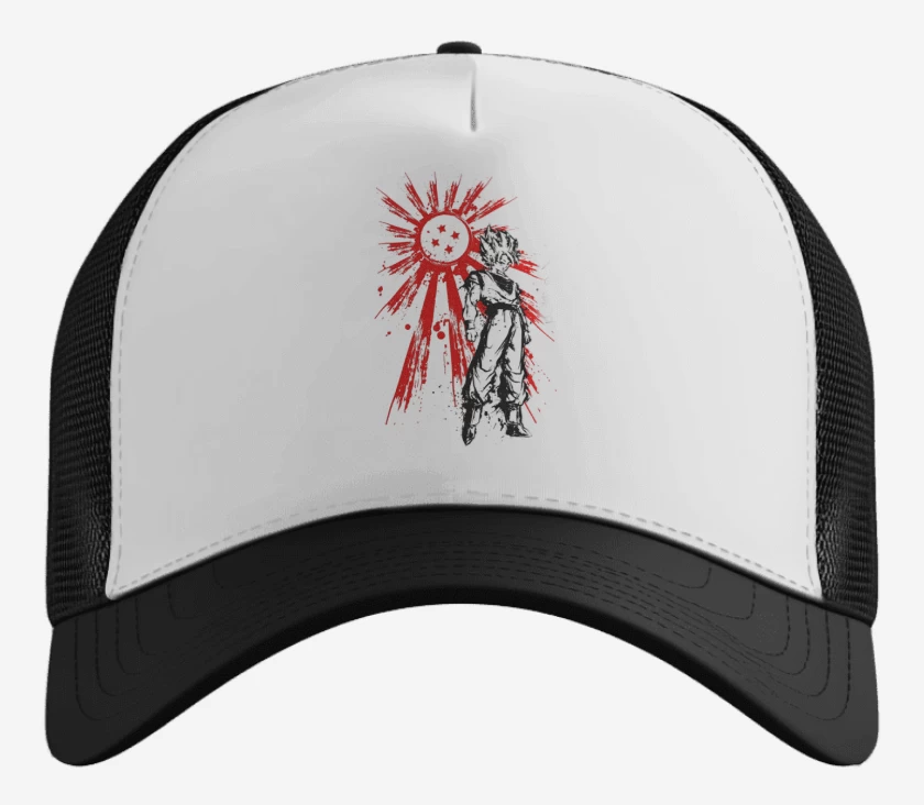 Gorro Blanco de Saiyan Warrior