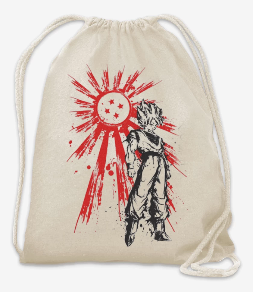 Mochila Blanco de Saiyan Warrior