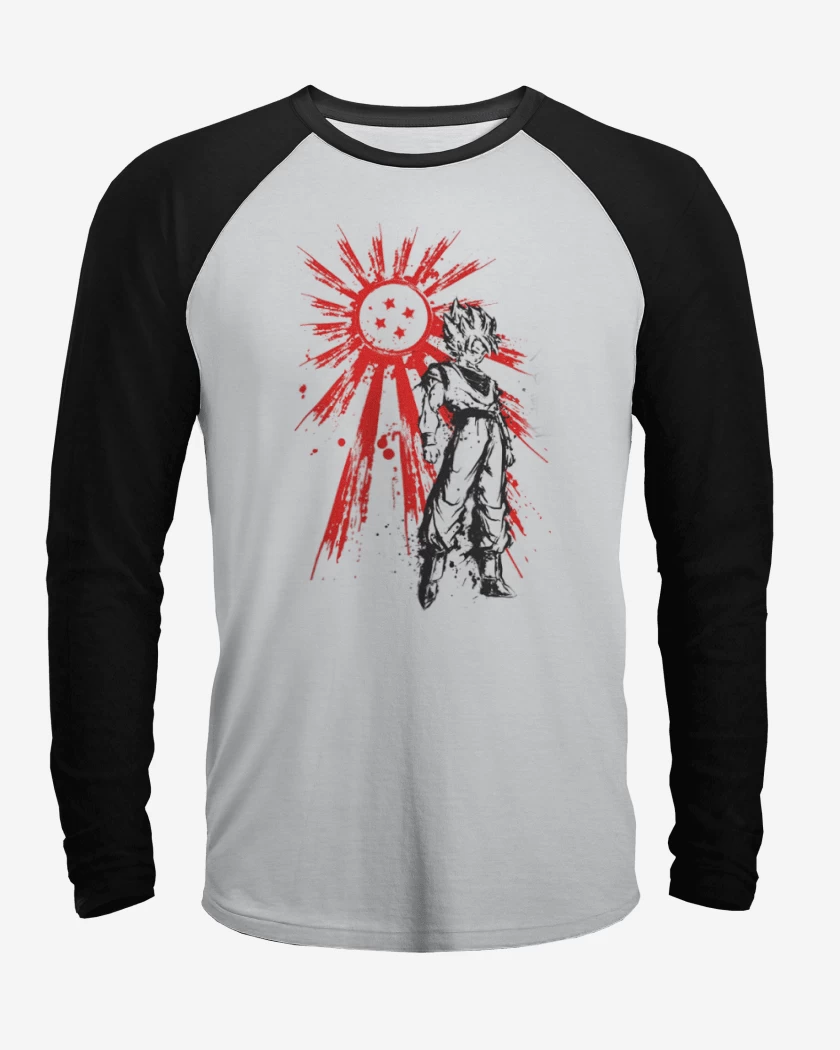Polera Raglan Saiyan Warrior