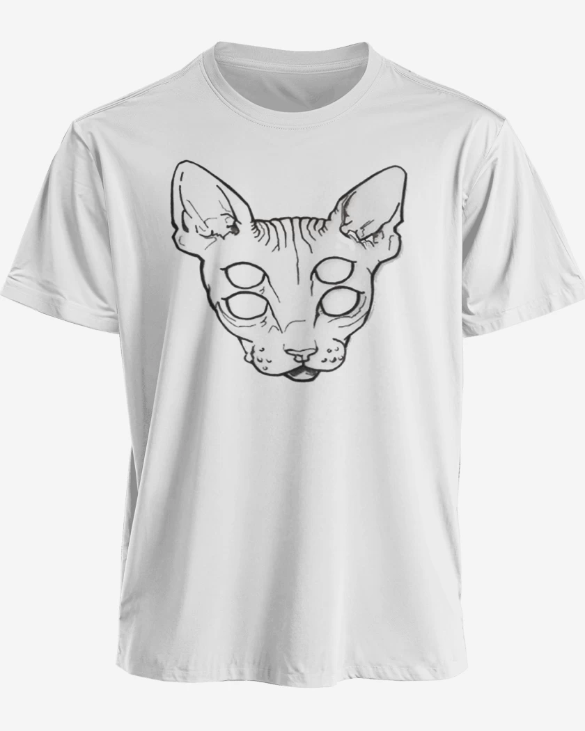 Polera Gato Ojos Efect