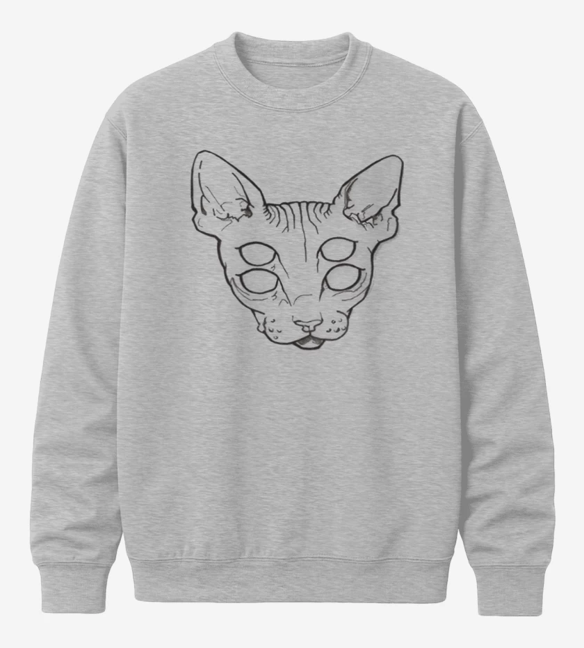 Poleron polo Gato Ojos Efect