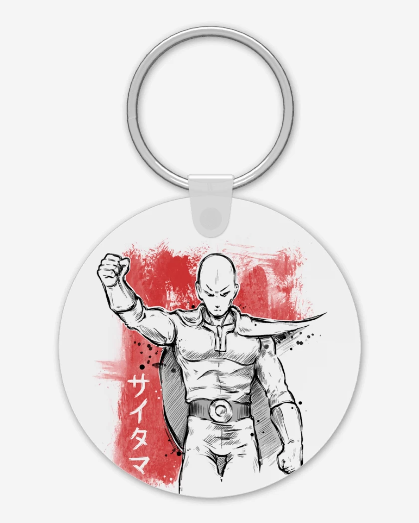 Llavero Blanco de Saitama 1